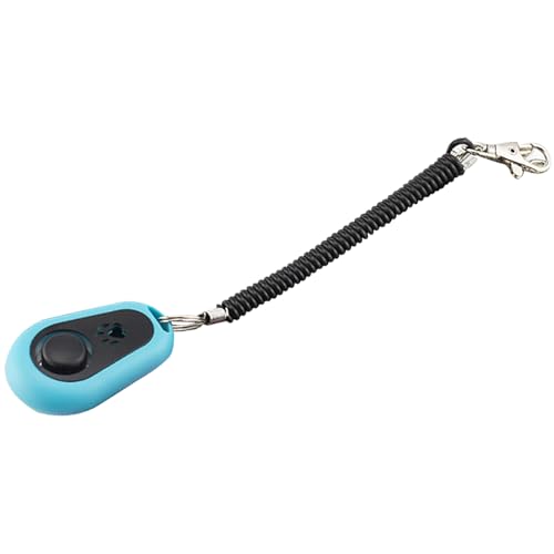URBEST 4pcs Pet Training Clicker with Wrist Strap-Dog Training Clickers (Circle) - style: Circle