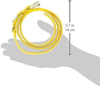 Sparky PetCo 1" Waterproof High Flex Roller Buckle Straps for E Collar Systems (NEON Yellow) - color: NEON YELLOW