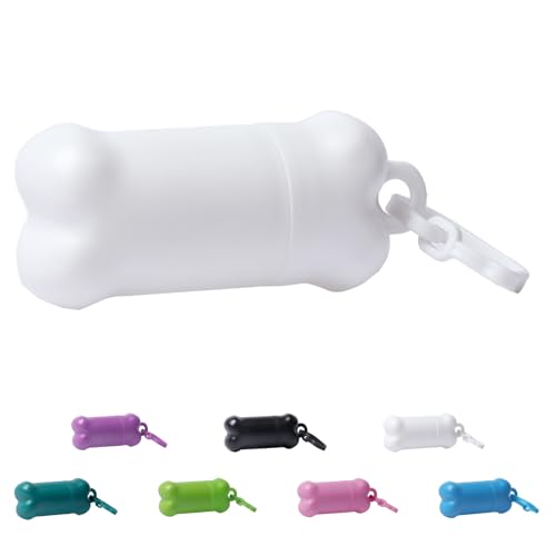 Portable Dog Treat Pouch for Pet Training, Mini Treat Holder Small Dog Treat Bag for Training, Dog Snack Container -1 piece(White) - color: White