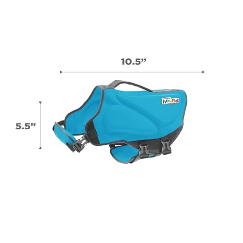 Outward Hound Dawson Swim Blue Dog Life Jacket, Small - color: Blue, size: Small (Chest Girth: 16"-20")