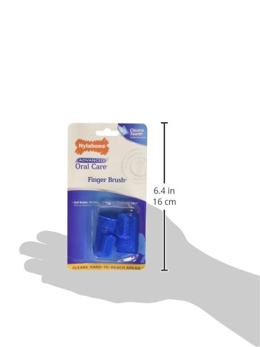 Nylabone Advanced Oral Care Finger Brush for Dog, 2 Count