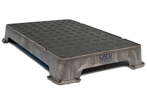 Cato Board - Dog Training Platform (Brown, Rubber Surface) - color: Brown