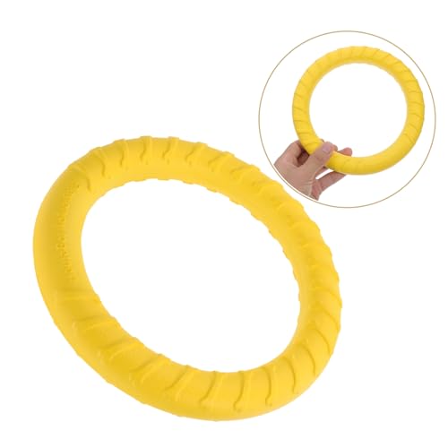 Yardwe Durable Dog Chew Bouncy Molar Ring for Sized Dogs Interactive Teething Accessory for Active Play and Training Pet Biting