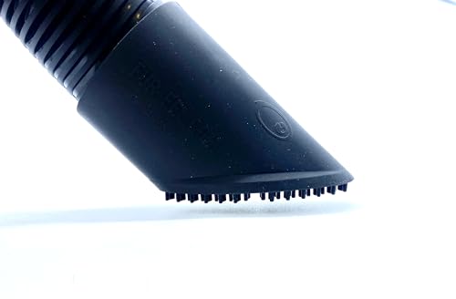 Buff Brite Pet Grooming Tool Fur-EEL FANG PRO Cat & Dog Hair Remover, Black - style: Fang & Fur-EEL PRO Attachment