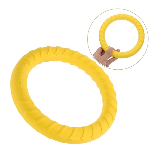 GALPADA Dog Chew Sturdy Eva Chew Ring Large Solid Rubber Interactive Training for Aggressive Chewers and Puppies