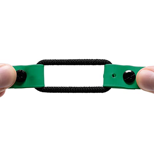Educator 1-Inch Dog Training Collar Strap – ONLY Fits FE-580, ET-800 & UL-1200 Receivers – NOT Compatible with Mini Educator (ET-300/ET-400) – Quick Snap Biothane Bungee Collar, Green - color: Green