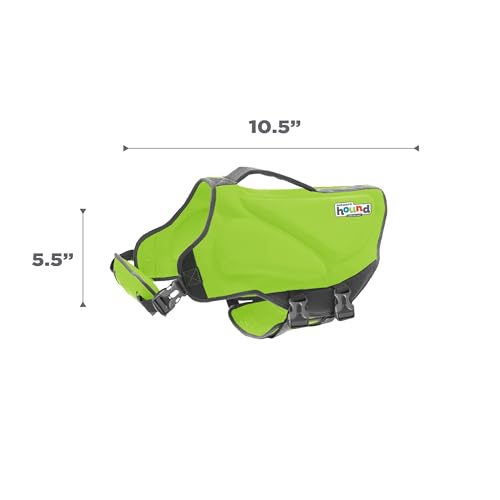 Outward Hound Dawson Swim Green Dog Life Jacket, Small - color: Green, size: Small (Chest Girth: 16"-20")