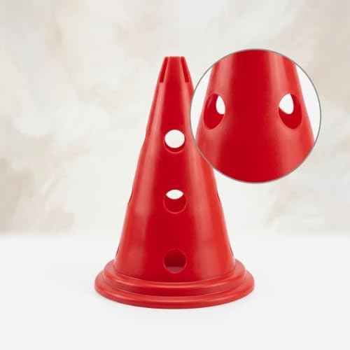 Dog Agility Hurdle Set, Height Adjustable Soccer Cones for Training & Sports, Flexible PE Agility Training Equipment