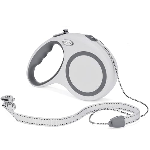 Retractable Dog Leash 30 FT, GUDWING Dog Walking Leash for Medium Large Dogs up to 77 lbs, Heavy Duty No Tangle, Large