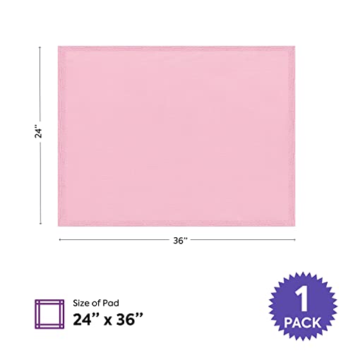 Incontinence Bed Pads Washable - Reusable Waterproof Bed Pads - Soft and Leak Proof Chucks - Moderate Absorbent Pee Pads for Adults - Withstands Extensive Washing - 24" x 36" - 1 Pack - size: 24" x 36" (1 Pack)