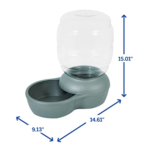 Petmate Replendish Gravity Feeder w/ Microban - color: Green, size: 10 LB