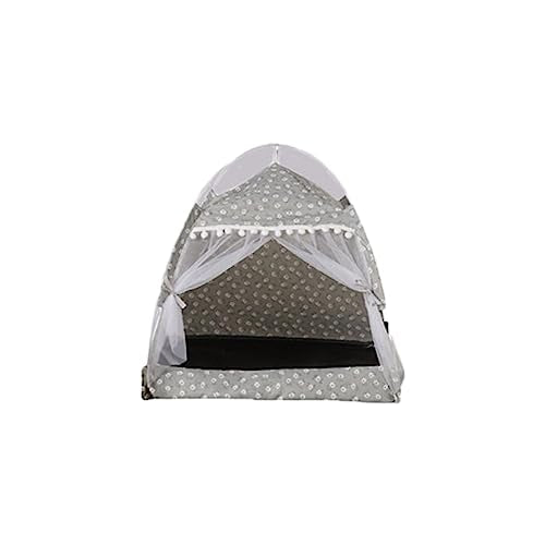 Washable Cat Dog Tent Dogs Cat Beds for Indoor Cats Waterproof Pet Tent Warm Outdoor Cat Enclosures Cat Cave Covered Cat Bed Fits Puppy Or Small Pet Birthday forfor Men Women Cute Stuff (Gray)