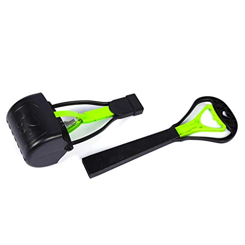Upgraded Long Handle Dog Pooper Scooper No Bending Over Easy Pick Up for Easy Waste Dirt Gravel Pick Up Jaw Scooper