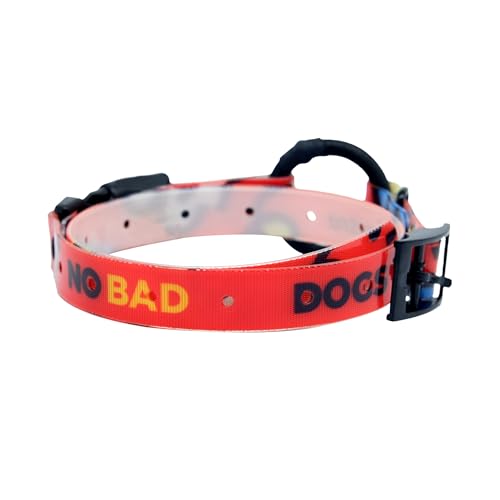 Dogtra Tom Davis Quick Release 3/4" Inch Strap with Buckle Waterproof Biothane for Remote Training E-Collar Easy Adjustable Comfortable for 280C 2.0 Receiver 28" - Red - color: Quick Release Strap Only - Red