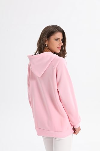 Pet Cat Dog Pouch Hoodie Small Animal Carrier – Kitten Puppy Pouch Sweatshirt Holder Fleece Unisex Hoodies Pink - color: Pink, size: 3X-Large