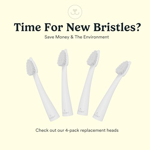 Jasper Microbrush Vet Approved Cat Toothbrush, Soft-Bristled Toothbrush Kit for Felines & Small Dogs, Non-Slip Handle with 2 Replaceable Tooth Brush Heads, Use with Cat Toothpaste, 2-Pack, Gray Mist - color: Gray 2 Pack