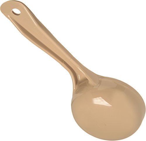 Carlisle FoodService Products Measure Miser Solid Spoon Measuring Spoon with Short Handle for Kitchens, Plastic, 4 Ounces, Beige - size: 4 Ounces Short Handle