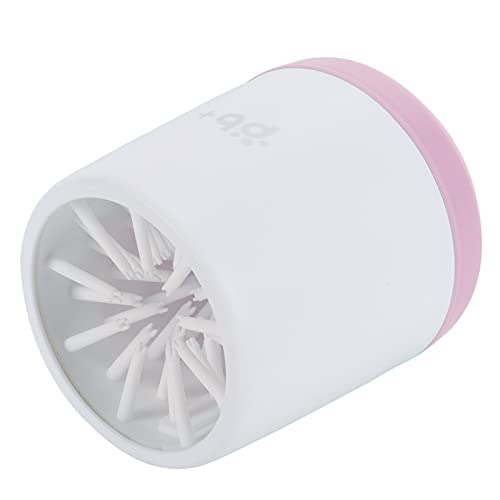 GOWENIC Pet Dog Cleaner Cup, Portable Dirt Removal Dog Foot Washer, Cleaning Cup Accessories for Home Travel (Pink) - color: Pink