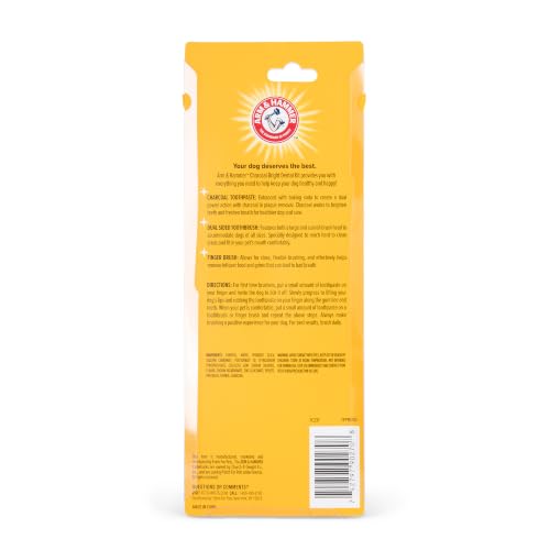 Arm & Hammer for Pets Dog Dental Care Fresh Breath Kit | Includes Arm & Hammer Baking Soda Dog Toothpaste and Dog Toothbrush | Dog Plaque Removal Kit, Mint