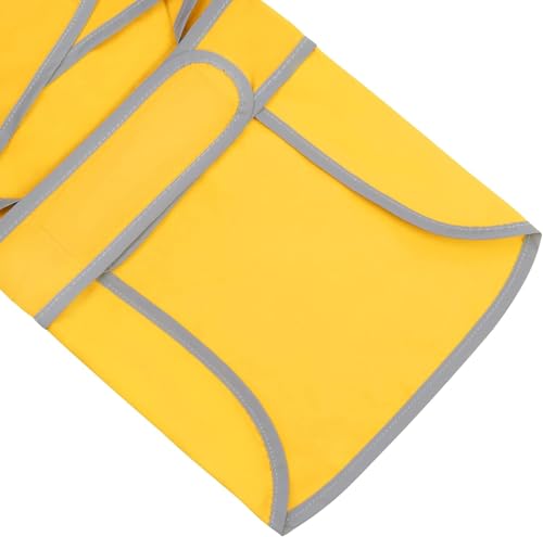 Dog Raincoat for Small Dogs Puppies Waterproof Jacket Hooded Rain Coats with Reflective Strips Leash Hole & Poncho Adjustable Fit (Yellow,XS) - color: B.Yellow, size: X-Small