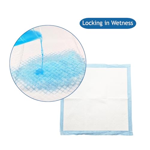 Puppy Pee Pads, 200 Count, 22 x 22 Inch Dog Wee Wee Training Pads, Leak-Proof Quick Absorb 6-Layer Design for Pet Potty Training, Ideal for Puppies, Cats, Rabbits, Guinea Pigs, Blue - size: Blue-200 Count