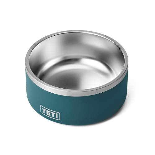 YETI Boomer 8, Stainless Steel, Non-Slip Dog Bowl, Holds 64 Ounces - color: Agave Teal