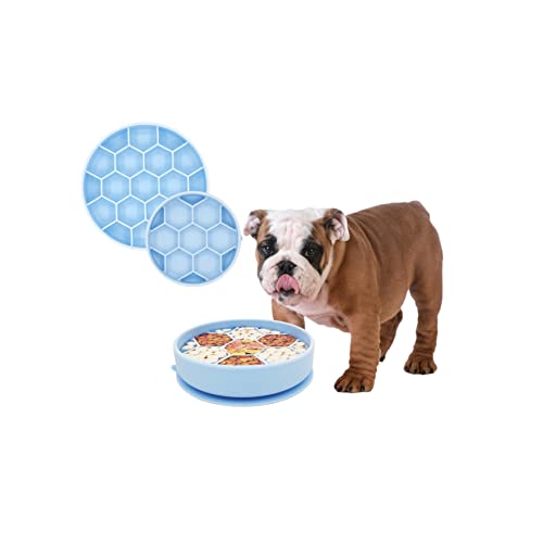 Mr. Peanut's Interactive Slow Feed Dog Bowl, Fun Healthy Bloat Stop Feeder (Small) - size: Small