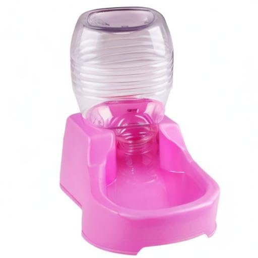 iplusmile Pet Water Feeder Gravity Bowl Non-Spill Dog Puppy Water Dispenser Smooth Surface 7.48X5.90X4.33 Inch for Home and Pet Shop