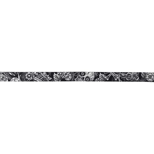 Wolfgang Heavy Duty, Adjustable Dog Collar with Quick Release Nylon Buckle for Walking & Training, LosMuertos Print, Small - color: LosMuertos Print, size: Small (5/8 Inch x 8-12 Inch)