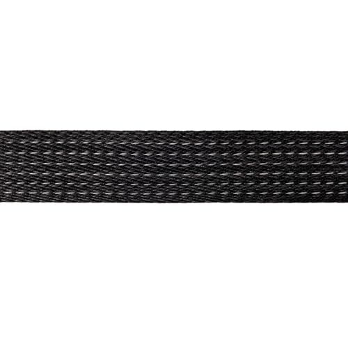 Ruffwear, Ridgeline Dog Leash, Reflective Webbing, Hands-Free/Hand-Held, Fidlock Magnetic Buckle, Swivel Auto-Locking Talon Clip, Padded Handle with Accessory Loop, Adjustable 4-6.5 ft, Obsidian Black