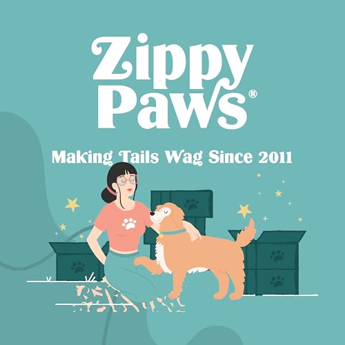 ZippyPaws Squeakie Crawlers - No Stuffing Dog Toys to Keep Them Busy, for Small, Medium, & Large Dogs, Squeaky Pet Toy for Boredom, Unstuffed Chew Toy, Puppy Products, Turtle & Ladybug - 2 Pack, 10"