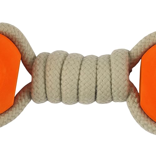 Carhartt Pet Training Tools, Rugged Dog Tool for Tug, Fetch and Play, Rope Bone (Blaze Orange) - color: Rope Bone (Blaze Orange)
