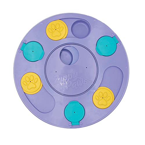 ZippyPaws - SmartyPaws - Puzzler Dog Toy - 3 in 1 Interactive Dog Toy Puzzle, Teaches Problem Solving Skills, Purple - color: Purple