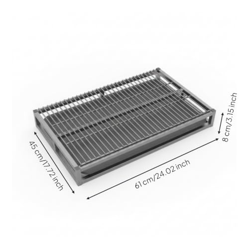 Slatted Dog Potty Open-Grid Surface Drawer-Style Dog Toilet Drainage Design Puppy Potty Tray, Medium 61cm 45cm - size: Medium 61cm 45cm