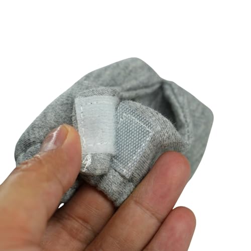 Washable Squirrel Diapers - Extra Small Reusable Pet Cloth Diapers Highly Absorbent Leak-Proof Urine Wet Pants with Adjustable Waistline for Indoor Squirrel (Grey, M (3.9" - 6.3"), Count, 1) - color: Grey