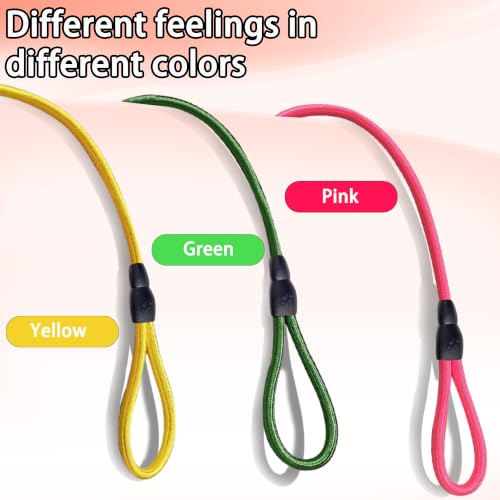 FOVRLZSE 3-Pack Adjustable No-Pull Dog Slip Leads 3 Colors (Yellow/Pink/Green) - Dogs' Fave Hues, Easy On/Off, No Collar Needed, Ideal for Training & Walking - color: Yellow, pink, green