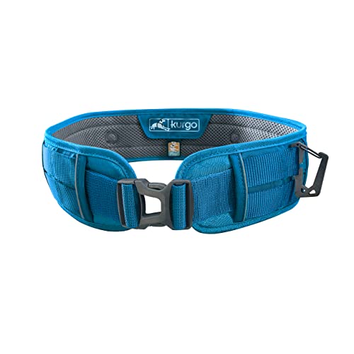 Kurgo RSG Active Utility Belt - Adjustable Adventure Dog Belt - MOLLE-Compatible - Reflective Trim - Lightweight, Comfortable Fit - Hands-Free - style: Waist Belt