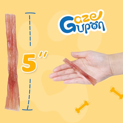 gazeupon Venison Tendon Dog Treats,Dog Chews Long Lasting, Natural Snack for Dogs - size: 4.2 Ounce (Pack of 1)