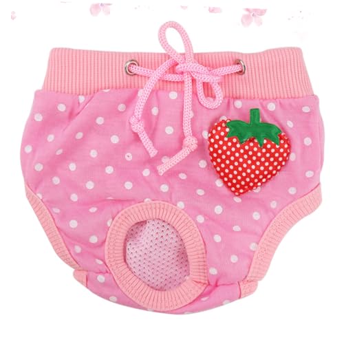 TOYANDONA Pet Safety Pants Washable Dog Sanitary Physiological Pants Comfortable Reusable Female Dog Diapers for Heat Period and Incontinence Protection