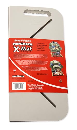 Mammoth Pet Products X-Mat Foldable Training Mat, 18-Inch, Beige (60006D) - size: Foldable 18"