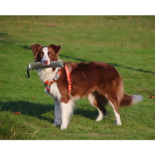 Durable Dog Bite Wedge+Dog Bite Tug Toy,Dog Bite Pillow,Suitable for Diminutive to Medium Dogs (Army Green)