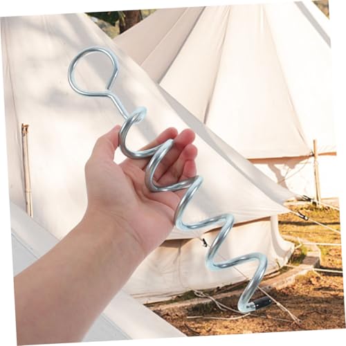 Heavy Duty Spiral Dog Tie Out Stake Ground Anchor for Outdoor Use for Camping Hiking and Portable and Reusable Pet Stake for Dogs