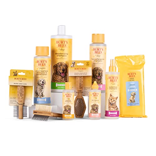 Burt's Bees for Pets Double Sided Pin & Hemp Bristle Dog Brush | Best All-Purpose Dog Brush To Reduce Shedding Great for All Small Dogs And Puppies (Pack of 24) - size: Small - 24 Count