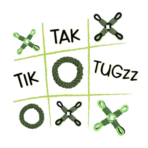 Jolly Pets TIK-Tak-Tugzz Small/Medium O Rope Dog Toy