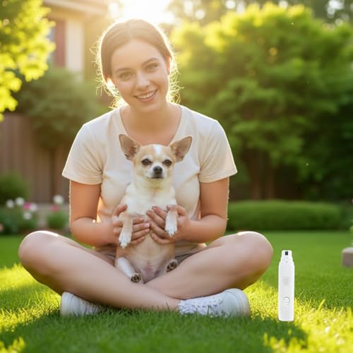 Dog Nail Grinder with LED Light – Quiet Rechargeable Pet Nail Trimmer for Small Medium Large Dogs & Cats, 2 Speed Electric Grinder, 3 Grinding Ports, Low Noise Grooming Tool (PAWPAL)