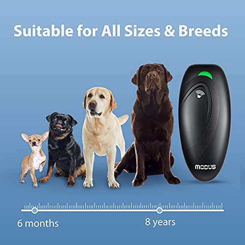 Dog Barking Control Devices 3 Modes Ultrasonic Dog Training and Anti-Barking Device Rechargeable Dog Barking Deterrent Devices,Alternative to Anti bark Collar,Barking Silencer Indoor and Outdoor - color: Black2 Dog Bark Deterrent Devices
