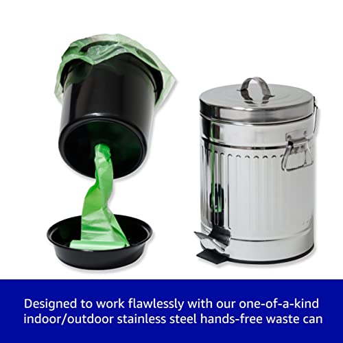 Outdoor Waste Can, Poop Scoop with Rake, Bag Roll 3-Pack Bundle
