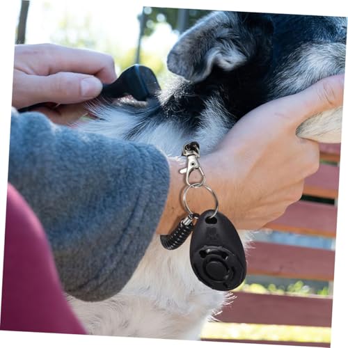 BESPORTBLE 2PCS Dog Training Clicker with Wrist Strap Portable PET Behavior Training Tool Loud Sound Clickers for Dogs for PET