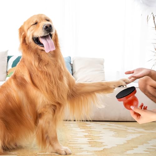 Dog Nail File Dog Scratch Board for Nails Wooden Handicraft Cat Dog Nail Scratch Pad with 4 Pcs Replaceable Sandpaper Dog Trainning Accessories Stress Free Nail Filing for Dogs(Caramel) - color: Caramel