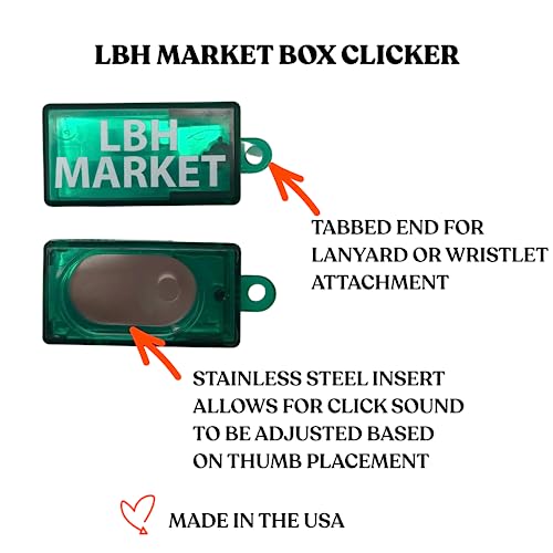 Short Handle Training Kit for Dogs and Horses - Target Stick and Clicker Set for Positive Reinforcement Animal Training - Compact Professional Equipment by LBH Market